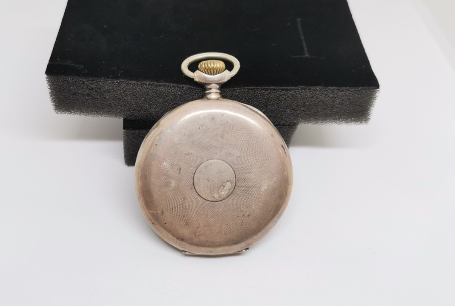 GÜMÜŞ KASA ANTİKA ZENITH CEP SAATİ