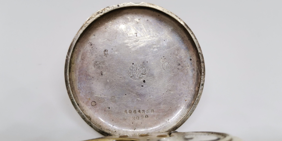 GÜMÜŞ KASA ANTİKA ZENITH CEP SAATİ