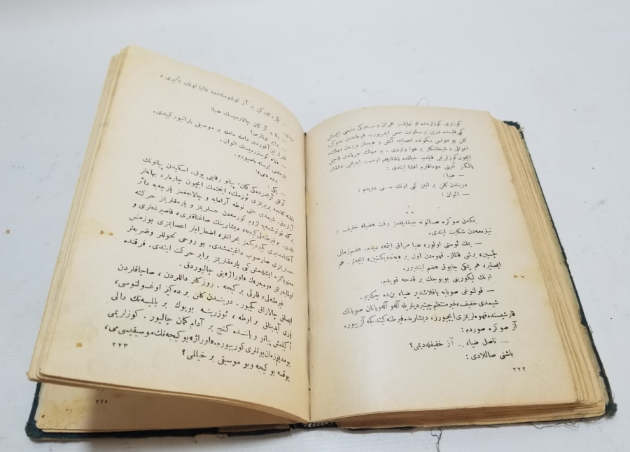 GÖNÜL YUVASI İSİMLİ BURHAN CAHİD BEY'İN ESERİ CUMHURİYET BAŞLARI OSMANLICA ROMAN