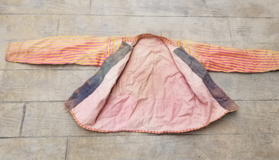 OSMANLI DÖNEMİ EL DOKUMA DÜĞMELİ KADIN GÖĞNEYİ