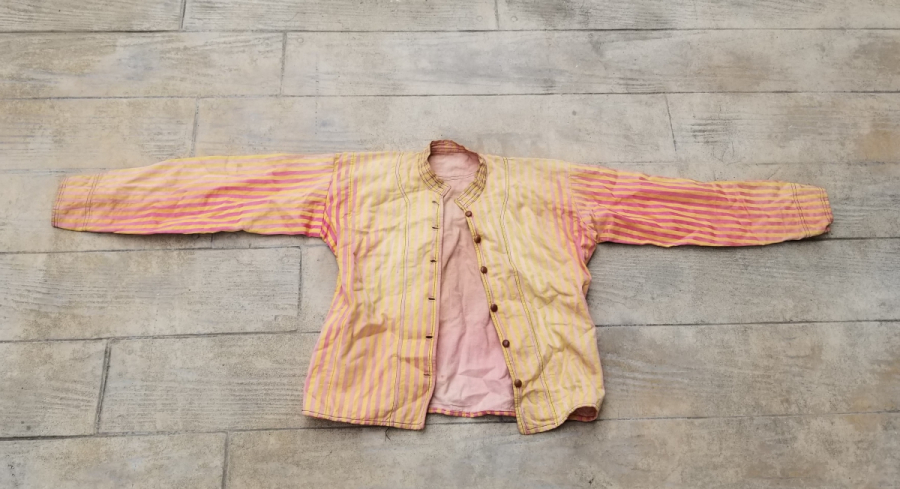 OSMANLI DÖNEMİ EL DOKUMA DÜĞMELİ KADIN GÖĞNEYİ