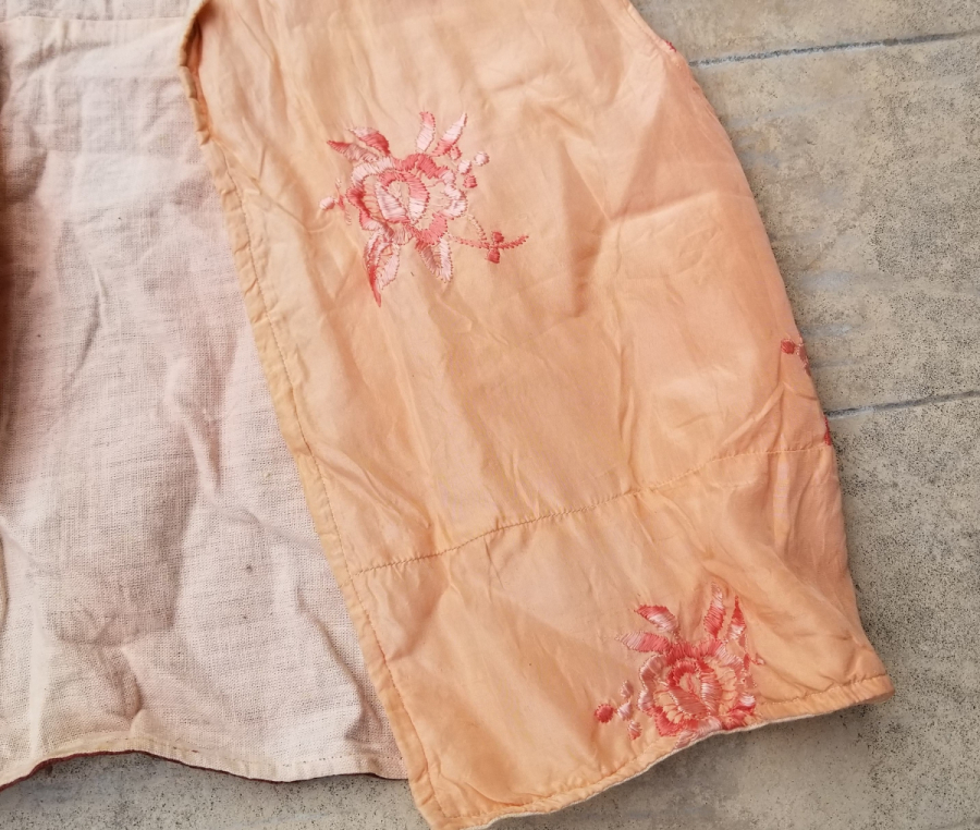 OSMANLI DÖNEMİ EL YAPIMI İPEK KADIN YELEĞİ