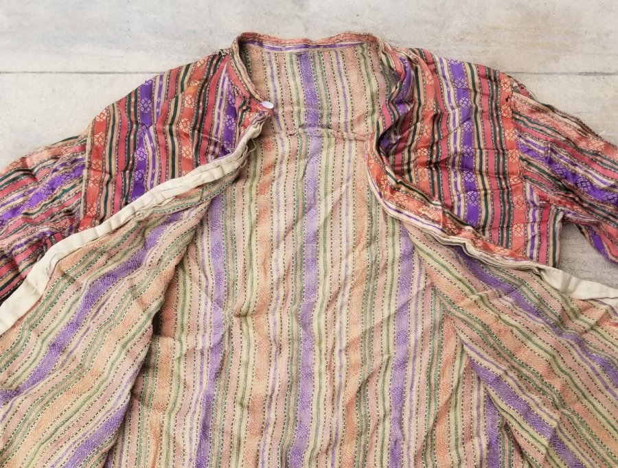 OSMANLI DÖNEMİ NADİR HEREKE İPEK KADIN CEKETİ