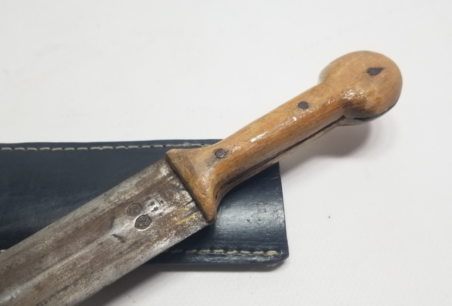 ÜZERİNDE YENİÇERİ ESNAF REMİZLERİ BULUNAN OSMANLI DÖNEMİ BÜYÜK BOY NADİR KAMA