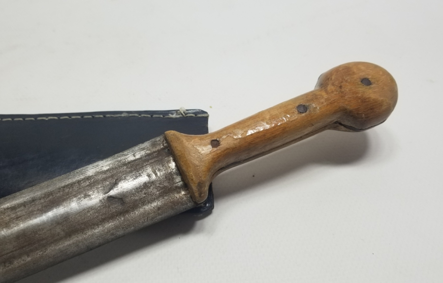 ÜZERİNDE YENİÇERİ ESNAF REMİZLERİ BULUNAN OSMANLI DÖNEMİ BÜYÜK BOY NADİR KAMA