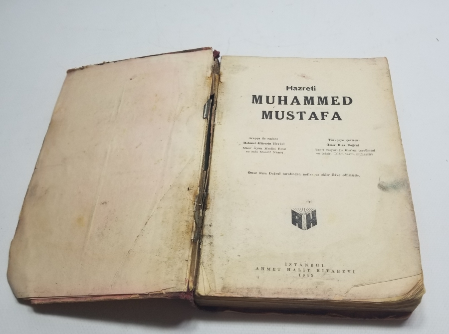 1945 BASKI ÇOK NADİR TANRI BUYRUĞU - TÜRKÇE MUHAMMEDİYE