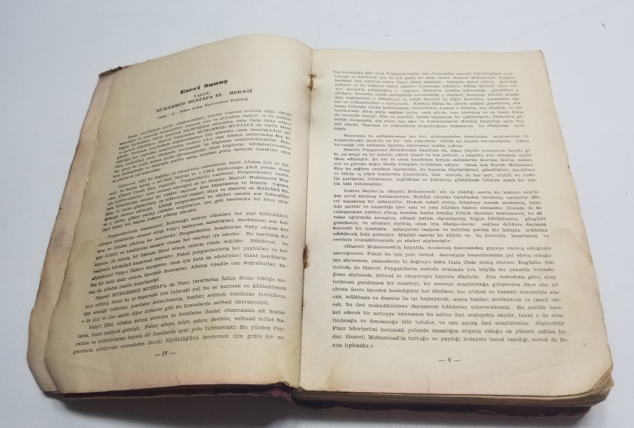 1945 BASKI ÇOK NADİR TANRI BUYRUĞU - TÜRKÇE MUHAMMEDİYE