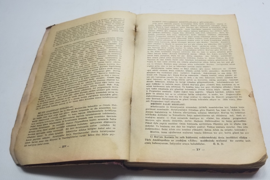 1945 BASKI ÇOK NADİR TANRI BUYRUĞU - TÜRKÇE MUHAMMEDİYE