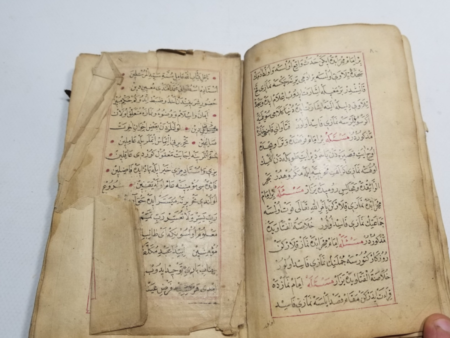 OSMANLI DÖNEMİ TEKKE İŞİ EL YAZMA FETVA İÇERİKLİ FIKIH KİTABI