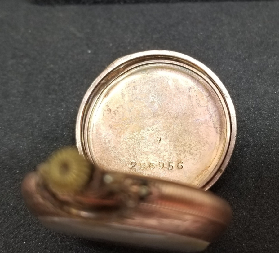 NADİR TİPTE ALTIN KAPLAMA ANTİKA CEP SAATİ