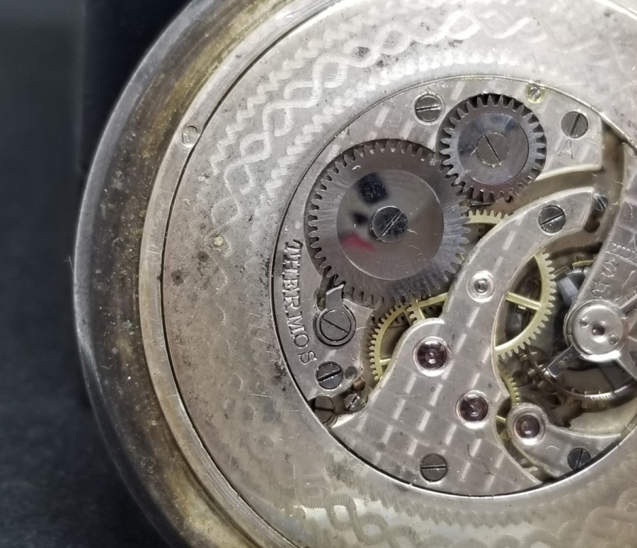 NADİR TİPTE GÜMÜŞ KASA ANTİKA CEP SAATİ