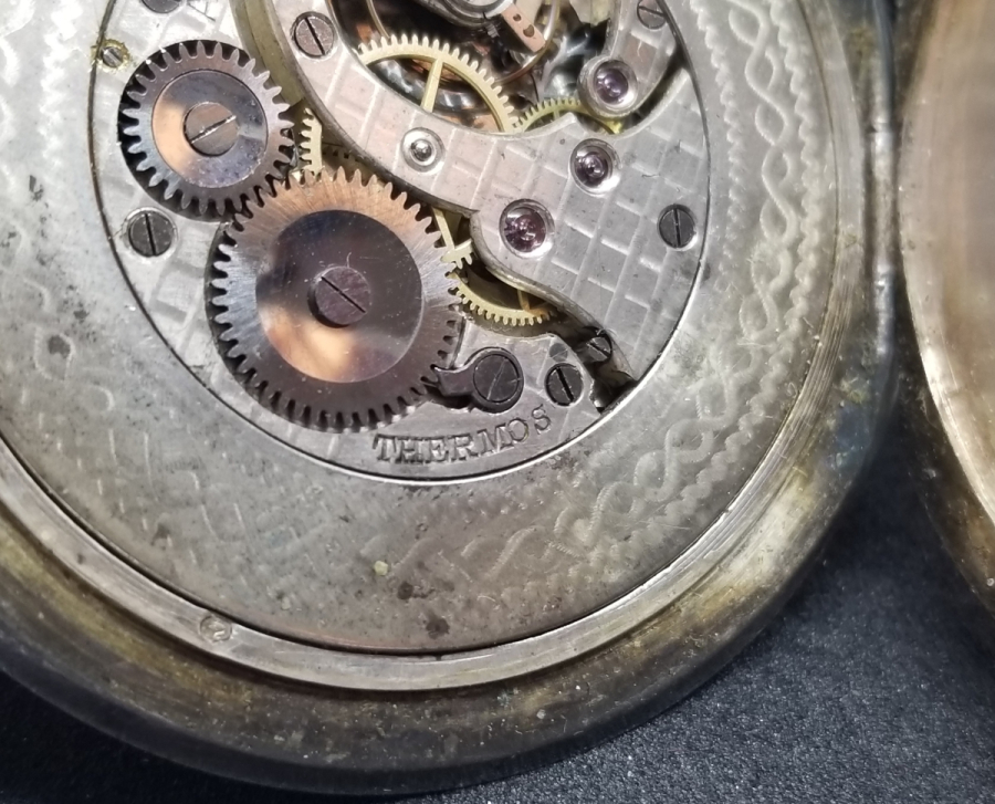 NADİR TİPTE GÜMÜŞ KASA ANTİKA CEP SAATİ