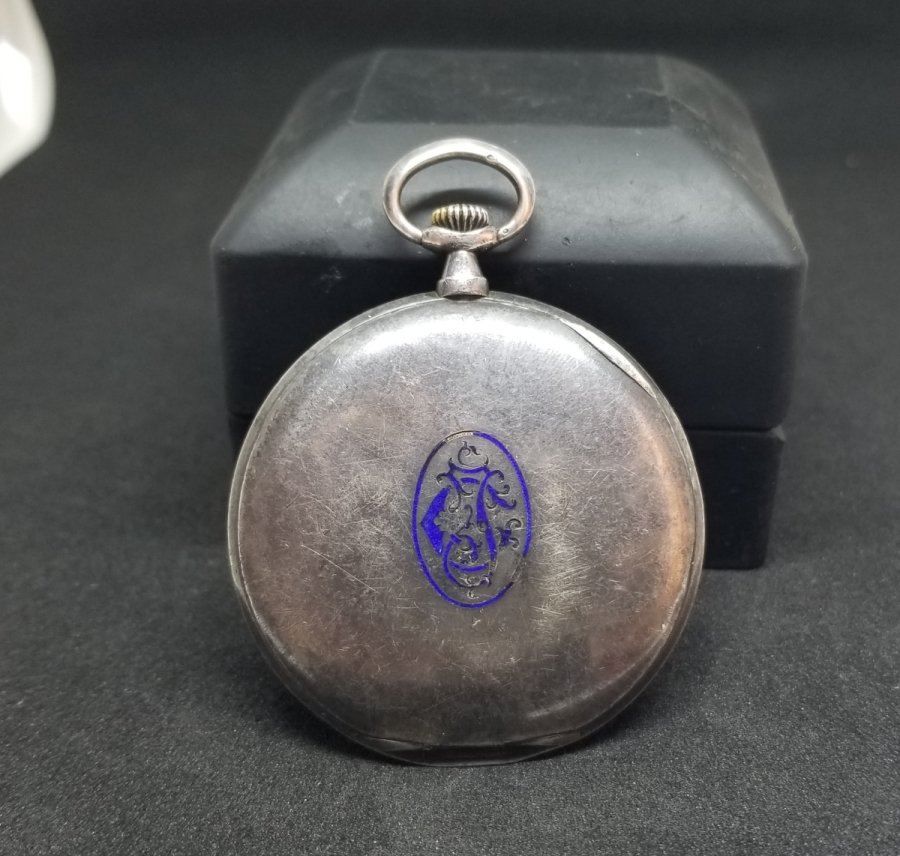 NADİR TİPTE GÜMÜŞ KASA ANTİKA CEP SAATİ