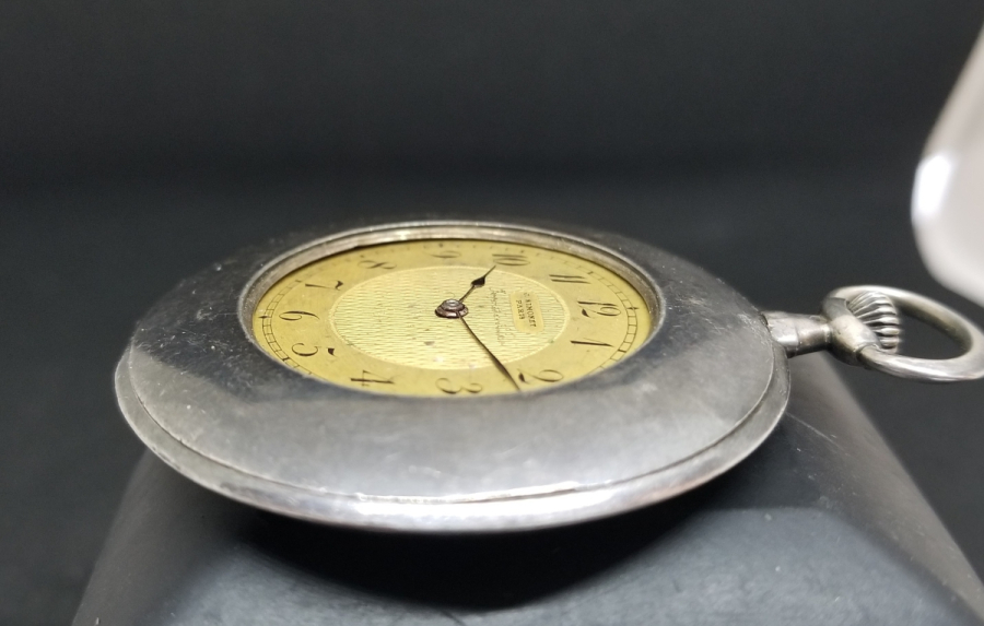 NADİR TİPTE GÜMÜŞ KASA ANTİKA CEP SAATİ