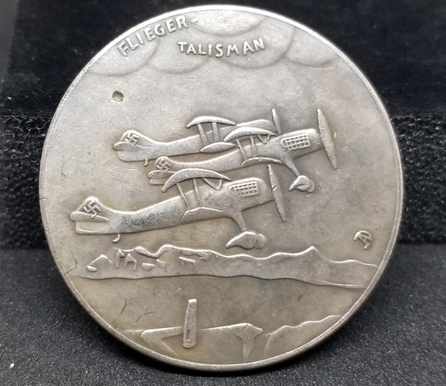 2. DÜNYA SAVAŞI DÖNEMİ NADİR GÜMÜŞ HATIRA MADALYON