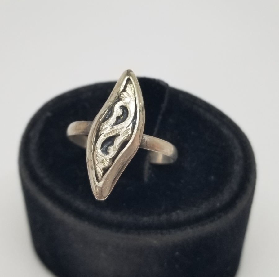 OSMANLI DÖNEMİ EL YAPIMI OLTU TAŞLI ÖZEL YAPIM GÜMÜŞ YÜZÜK