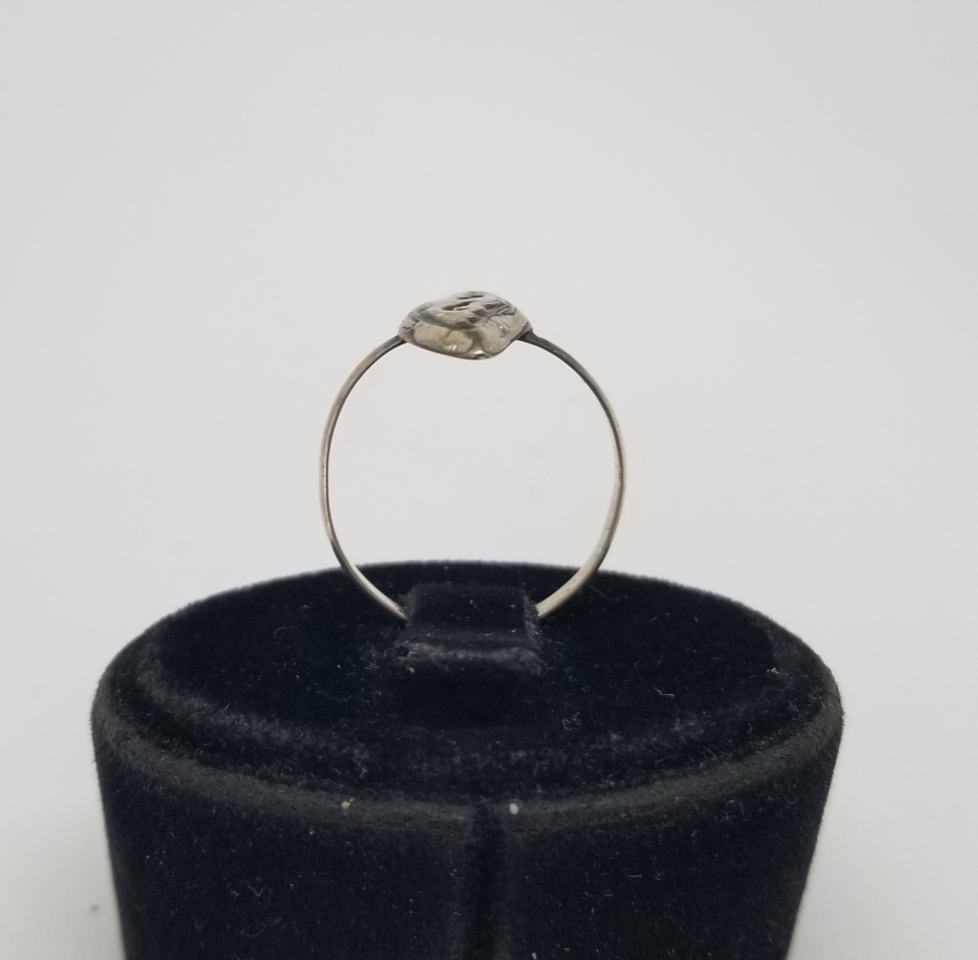 OSMANLI DÖNEMİ EL YAPIMI OLTU TAŞLI ÖZEL YAPIM GÜMÜŞ YÜZÜK