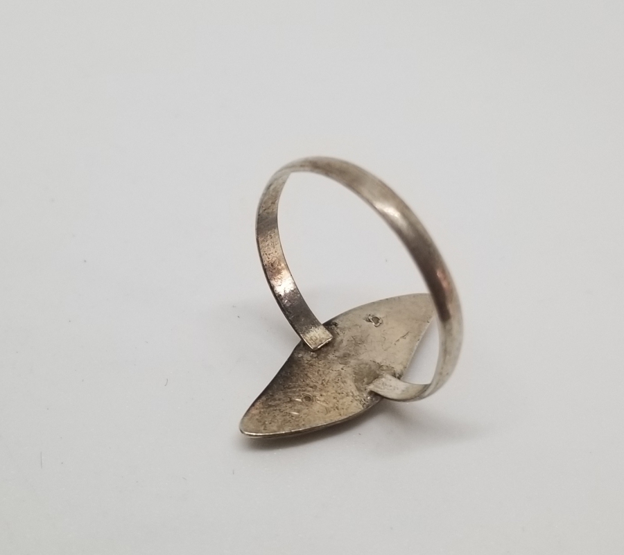 OSMANLI DÖNEMİ EL YAPIMI OLTU TAŞLI ÖZEL YAPIM GÜMÜŞ YÜZÜK