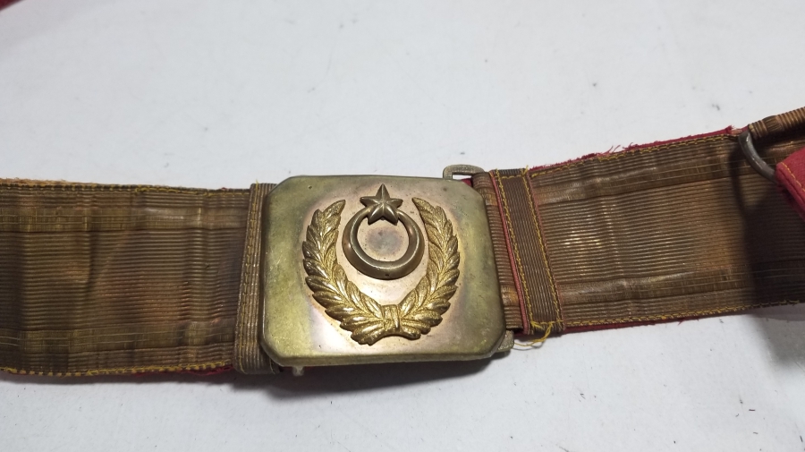 SIRMA İŞÇİLİKLİ TAM TAKIM OSMANLI SUBAY KEMERİ