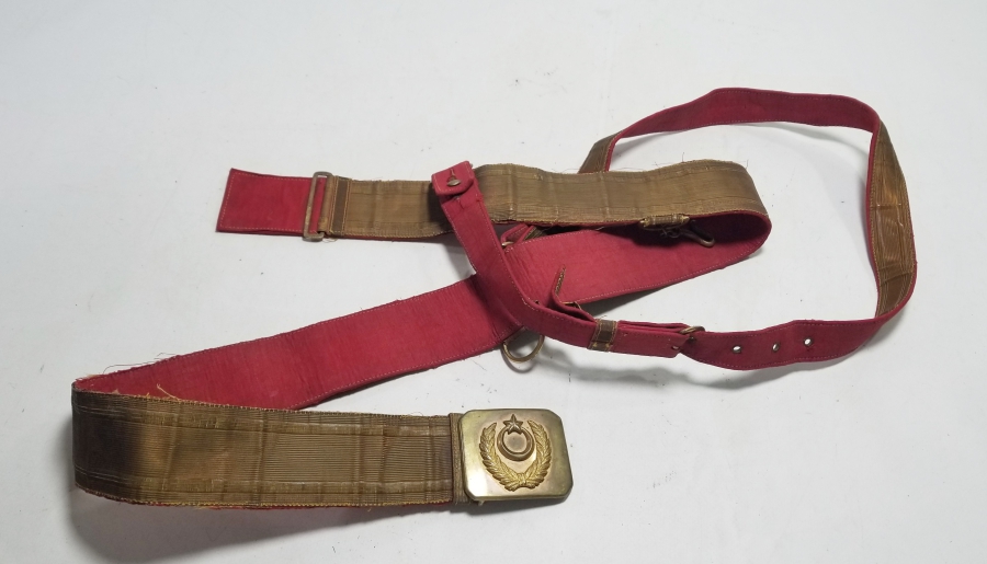 SIRMA İŞÇİLİKLİ TAM TAKIM OSMANLI SUBAY KEMERİ