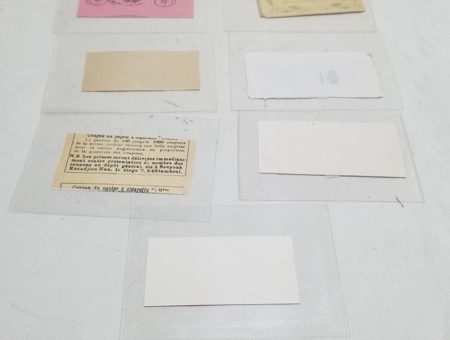 OSMANLI DÖNEMİ SİGARA KAĞITLARI LOTU