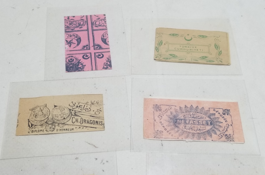 OSMANLI DÖNEMİ SİGARA KAĞITLARI LOTU