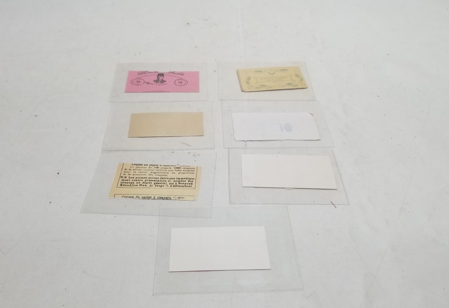 OSMANLI DÖNEMİ SİGARA KAĞITLARI LOTU