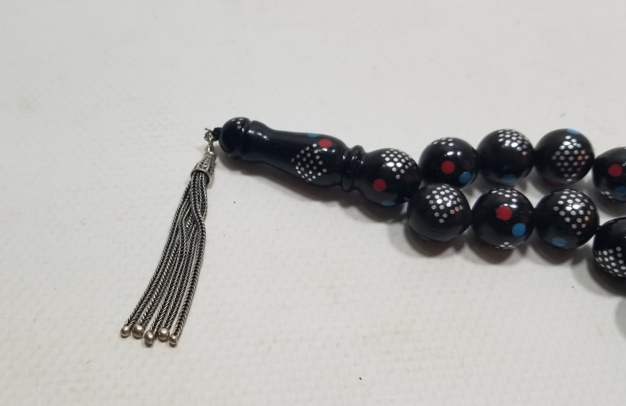 ÜZERİ İŞLEMELİ ANTİKA 33LÜ TESPİH