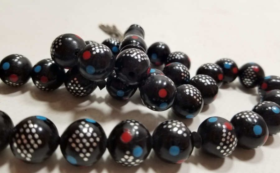 ÜZERİ İŞLEMELİ ANTİKA 33LÜ TESPİH