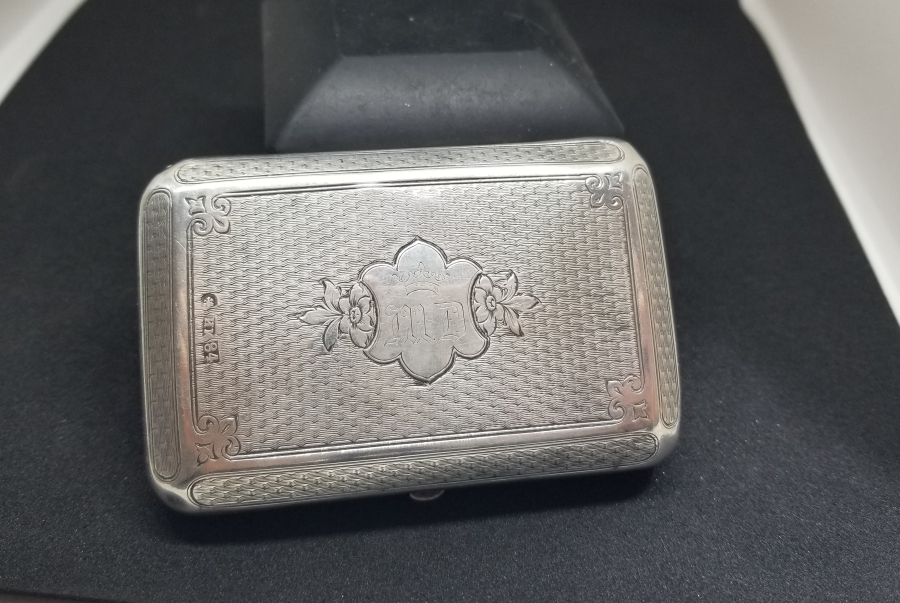 KALEM VE AZNAVUR İŞÇİLİKLİ ANTİKA RUS TÜTÜN TABAKASI