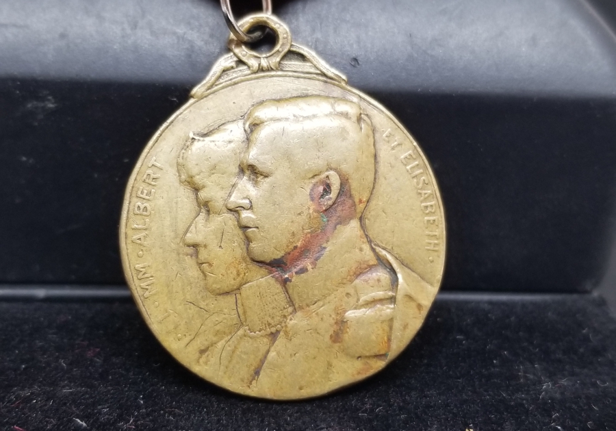 1. DÜNYA SAVAŞI İNGİLİZ - FRANSIZ EĞİTİM KAMPI HATIRASI MADALYA