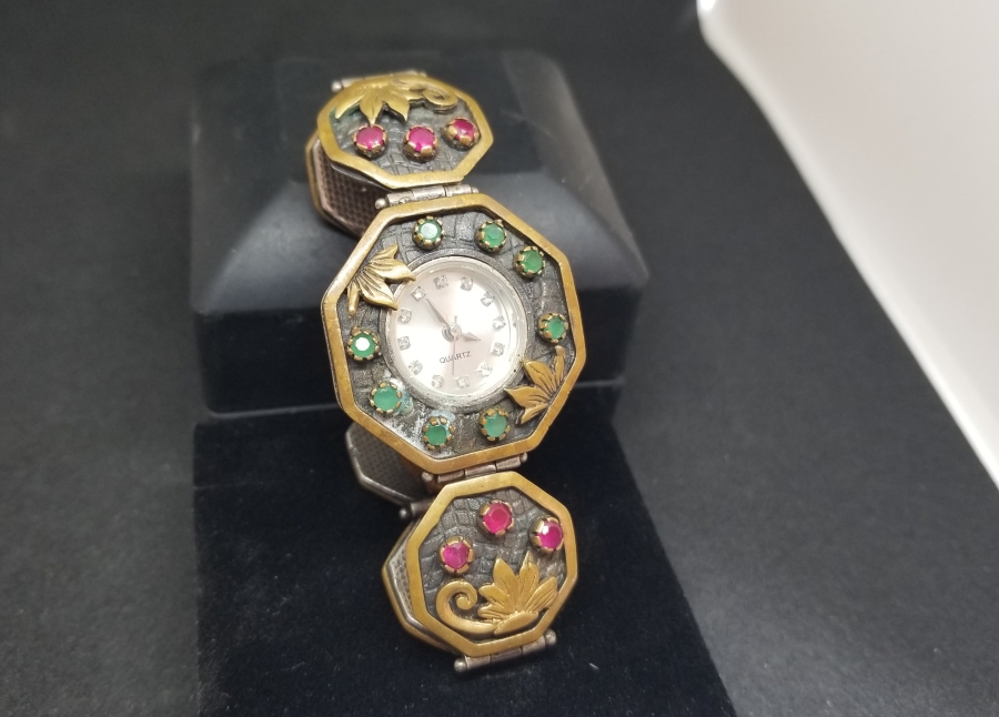 ANTİKA GÜMÜŞ KOL SAATİ