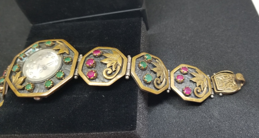 ANTİKA GÜMÜŞ KOL SAATİ