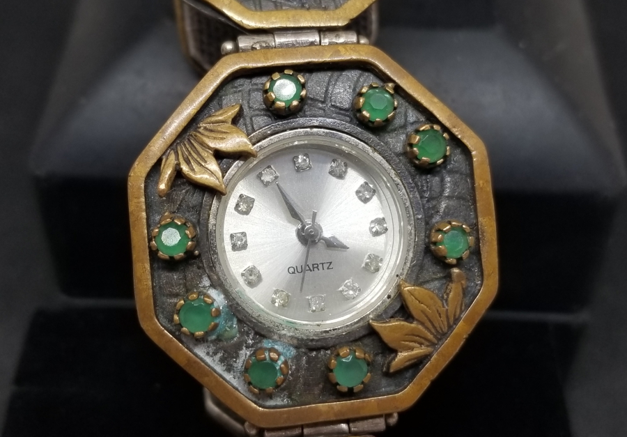 ANTİKA GÜMÜŞ KOL SAATİ