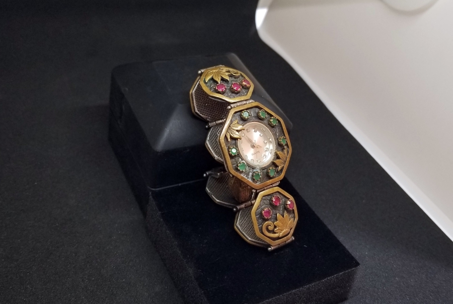 ANTİKA GÜMÜŞ KOL SAATİ