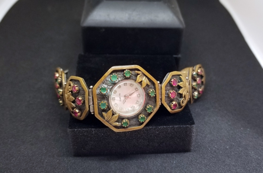 ANTİKA GÜMÜŞ KOL SAATİ