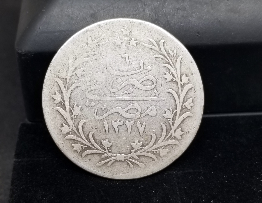 MEHMET REŞAT DÖNEMİ GÜMÜŞ MISIR 10 KURUŞ