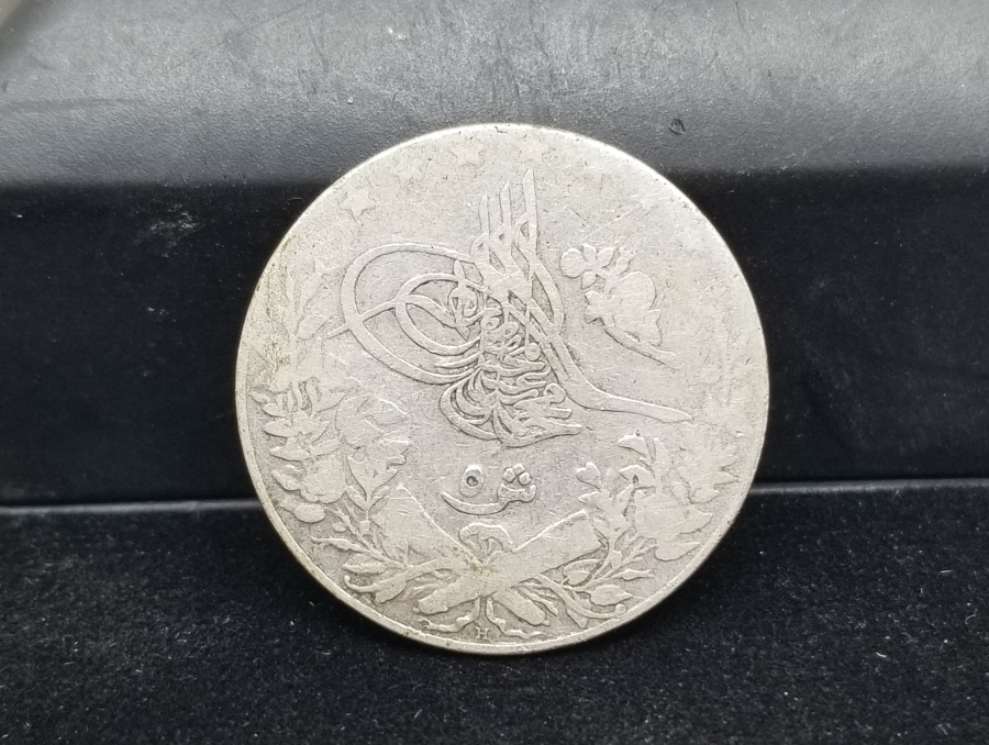 MEHMET REŞAT DÖNEMİ GÜMÜŞ MISIR 5 KURUŞ