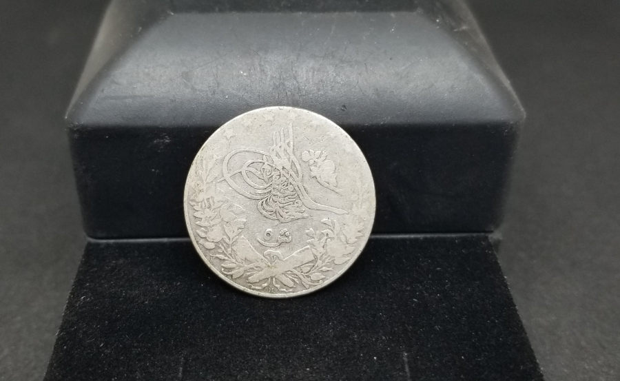 MEHMET REŞAT DÖNEMİ GÜMÜŞ MISIR 5 KURUŞ