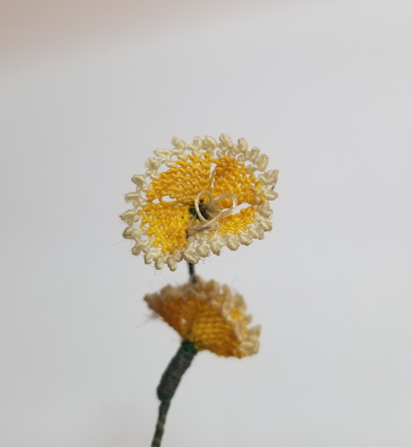 OSMANLI DÖNEMİ İĞNE OYALI KOZAK YÖRESİ NADİR GELİN ÇİÇEĞİ