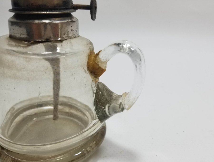 HALİYLE KONDİSYONDA OSMANLI DÖNEMİ TUTMAÇLI GAZ LAMBASI