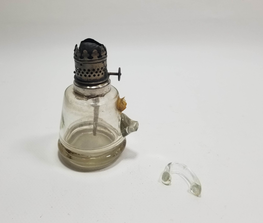 HALİYLE KONDİSYONDA OSMANLI DÖNEMİ TUTMAÇLI GAZ LAMBASI