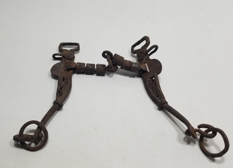 OSMANLI DÖNEMİ NADİR YENİÇERİ DEMİR SANATI AT GEMİ