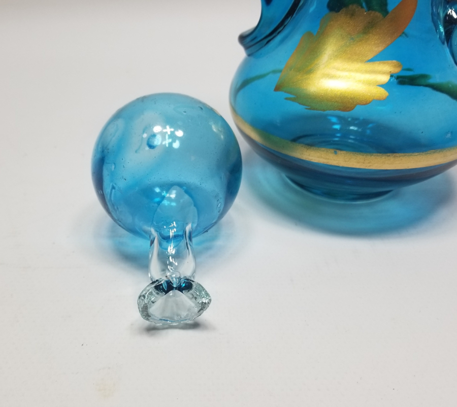 KOPARMA İŞÇİLİKLİ ANTİKA CAM ZEMZEMLİK