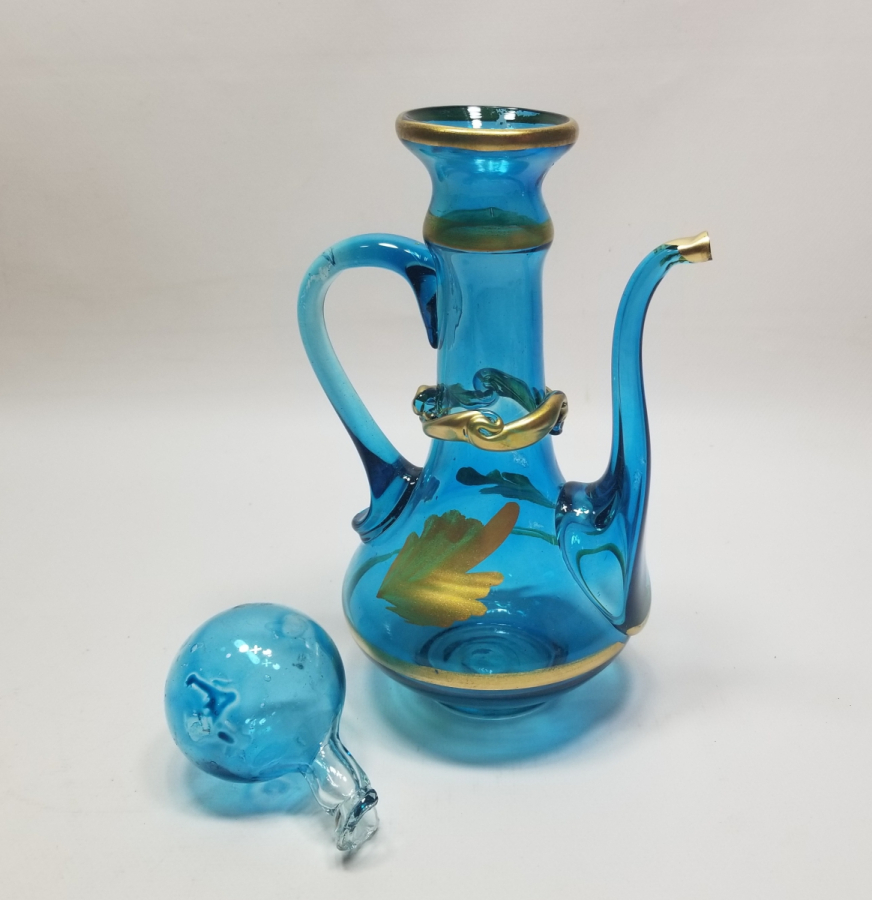 KOPARMA İŞÇİLİKLİ ANTİKA CAM ZEMZEMLİK