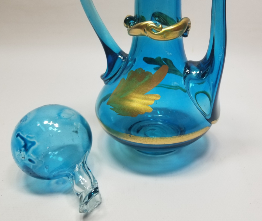 KOPARMA İŞÇİLİKLİ ANTİKA CAM ZEMZEMLİK