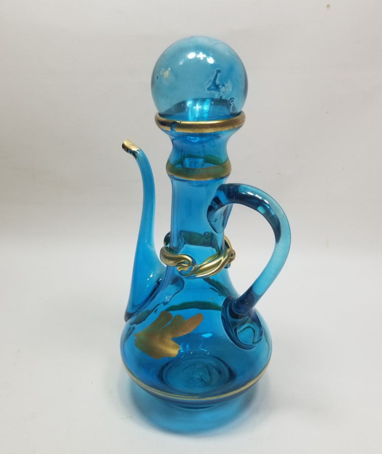 KOPARMA İŞÇİLİKLİ ANTİKA CAM ZEMZEMLİK