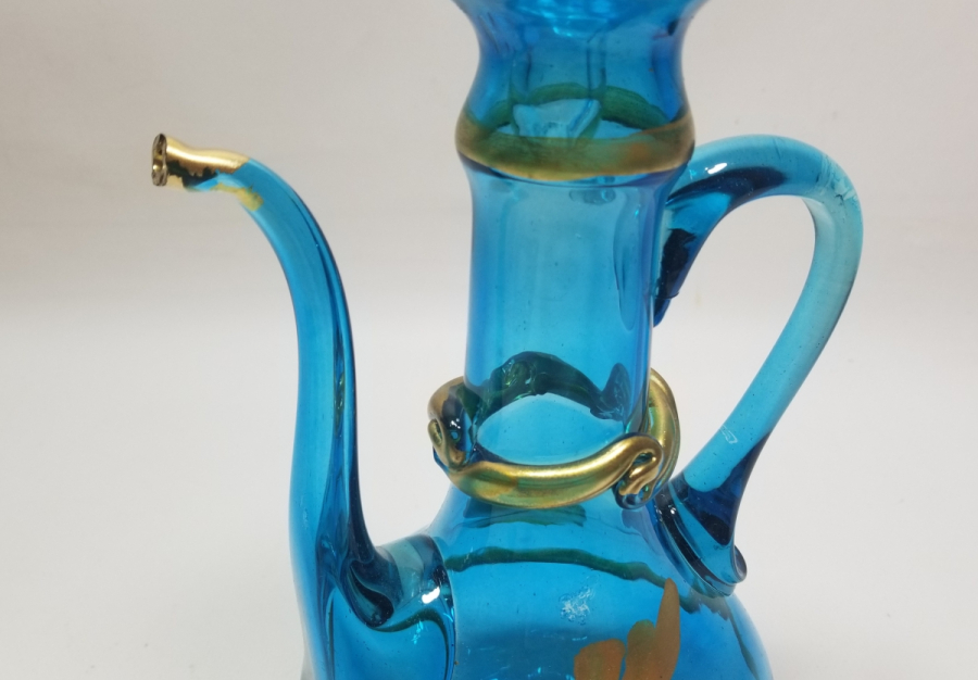 KOPARMA İŞÇİLİKLİ ANTİKA CAM ZEMZEMLİK