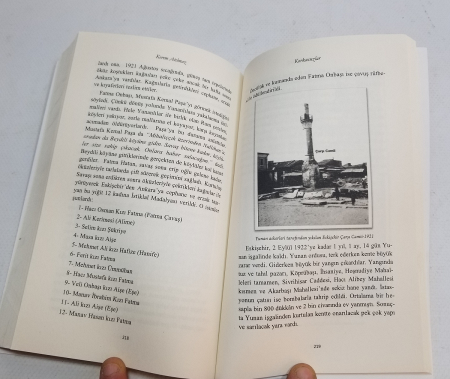 YAZAR KEREM ATILMAZ TARAFINDAN YAZILMIŞ KORKUSUZLAR İSİMLİ KİTAP