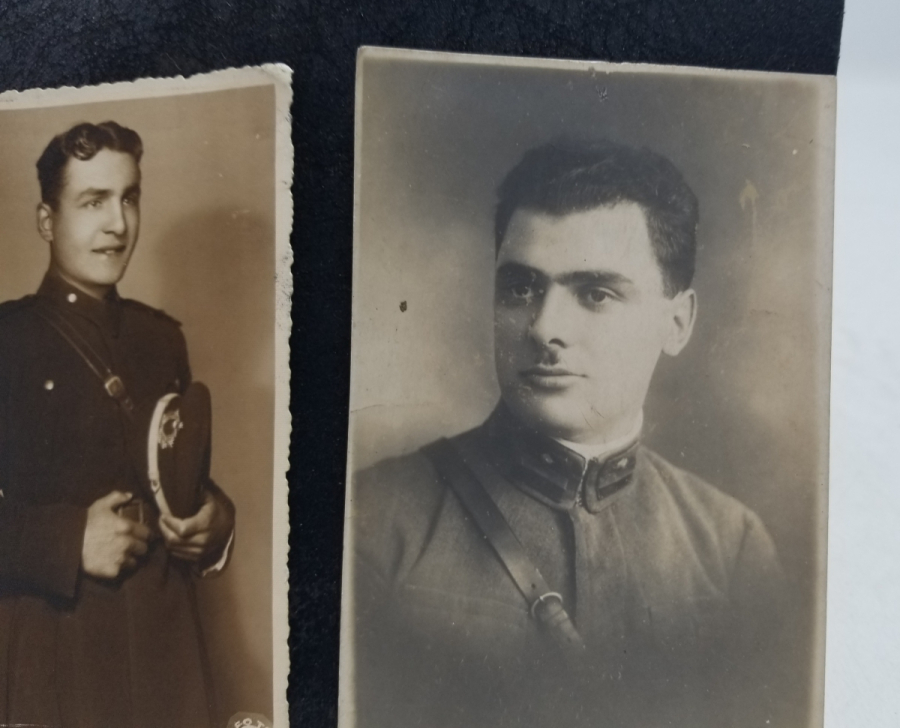 2 ADET ANTİKA SUBAY FOTOĞRAFI